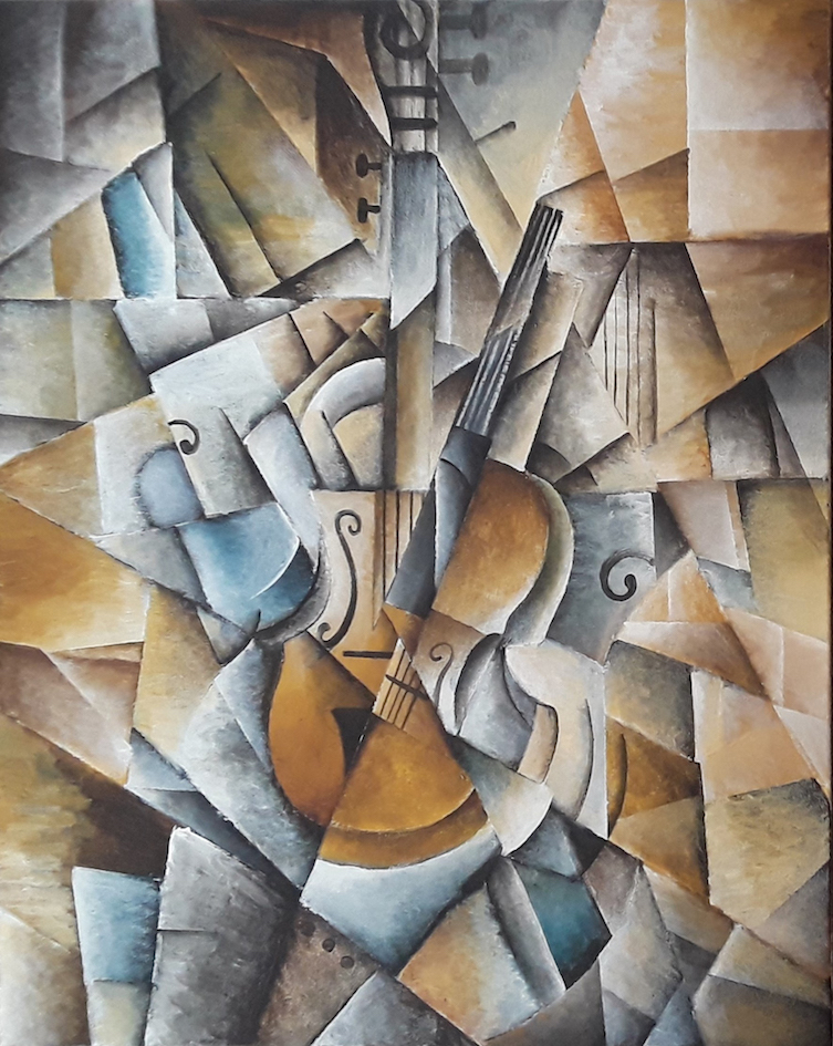 Brandon Allebach: Echoes Cubist Violin