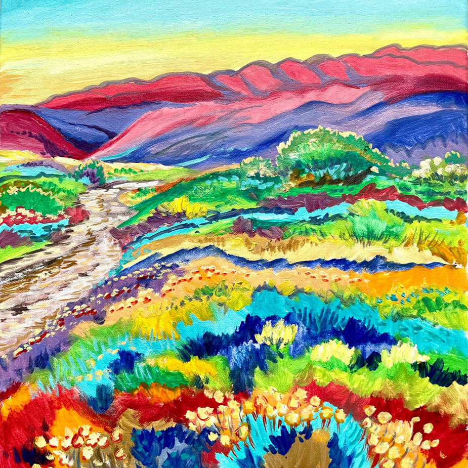 The Road into Penitente Canyon for web