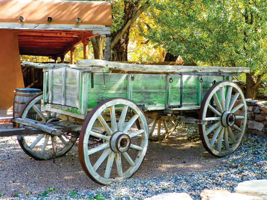 Marilyn Ortega, Rustic Wooden Wagon