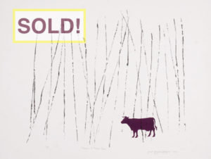 Janet Shagam: Purple Cow - SOLD!