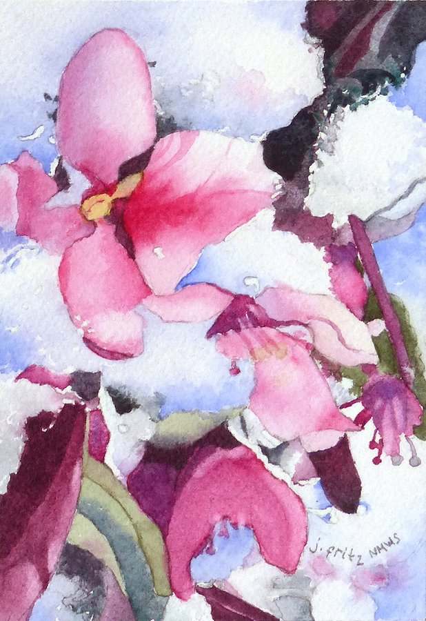 Jane Fritz: Snowy Blossoms 1