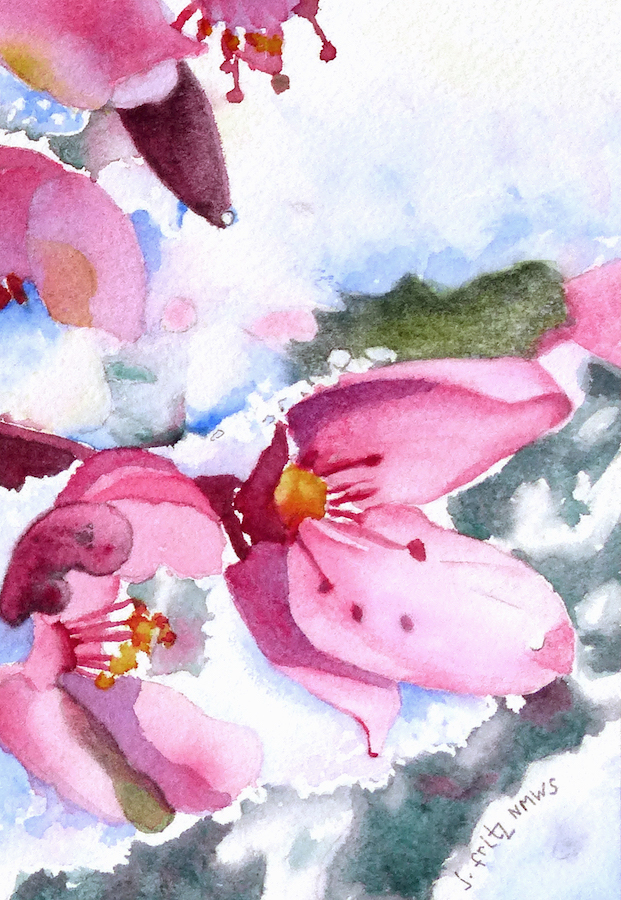 Jane Fritz: Snowy Blossoms 2
