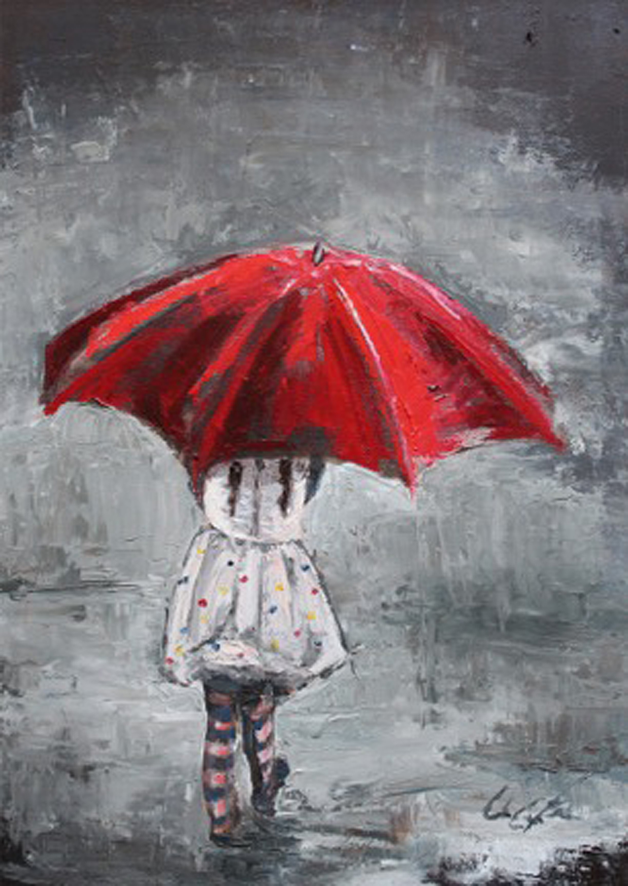 Gloria Blinn: Walking in Raindrops