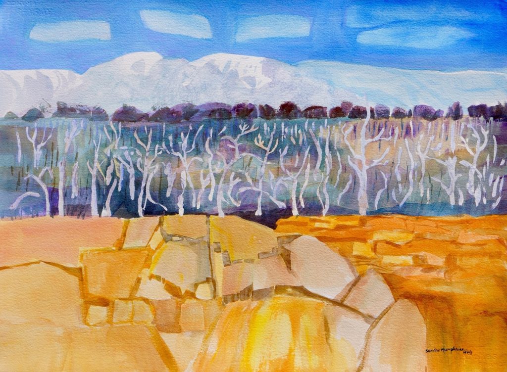 Sandra Humphries: Firescape at Mesa Verde