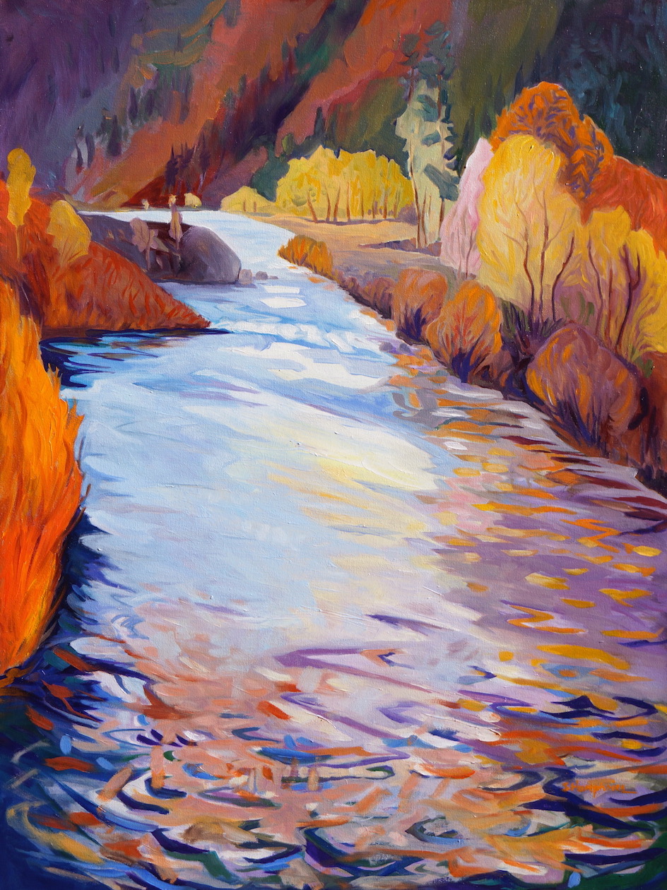 2010 Reflections, oil