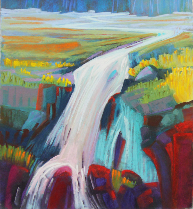 Lisa Zawadzki: Taos Waterfall