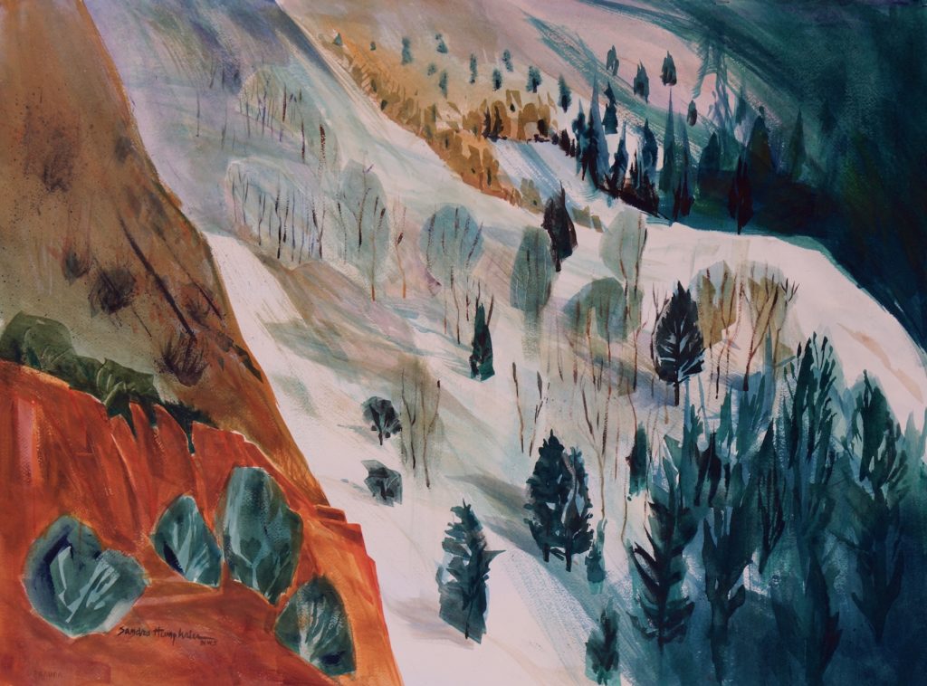 Sandra Humphries: Winter Snowscape