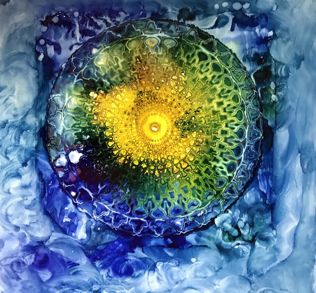 Kate Palmo: Blue Mandala