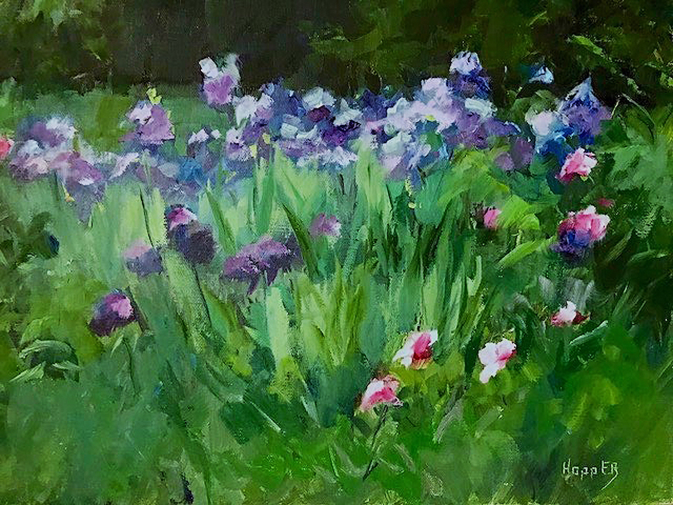 Carol Hopper: Field of Irises