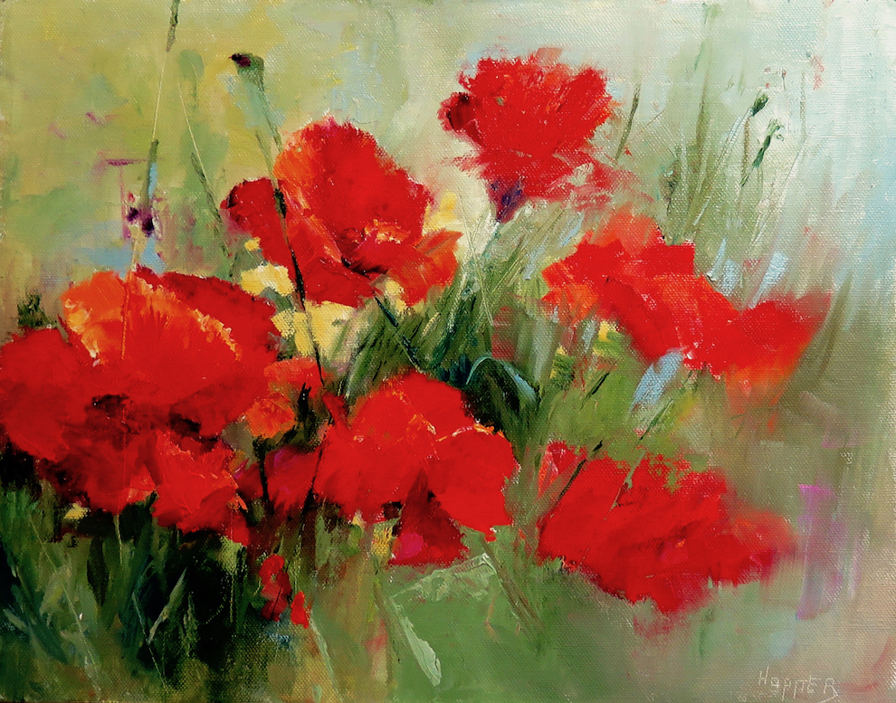 Carol Hopper: Red Poppies