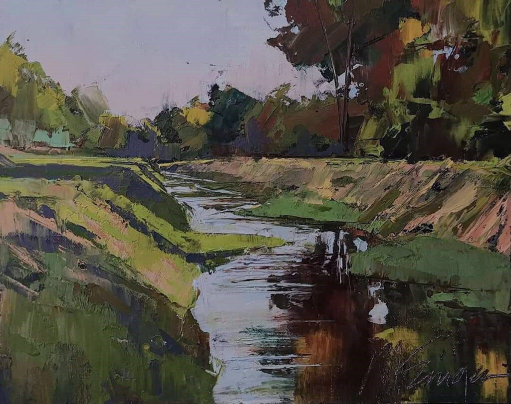 Monty Singer: Acequia Summer Evening