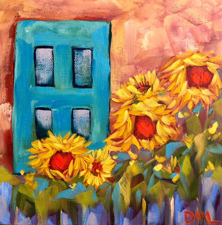 Dawn Lomako: Sunflower Cottage