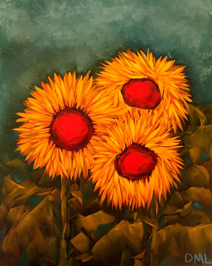 Dawn Lomako: Sunflower Family Portrait