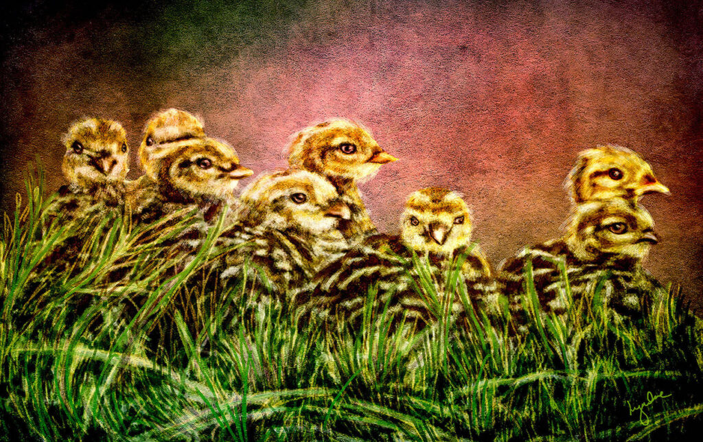 Lyndia Radice: Quail Babies