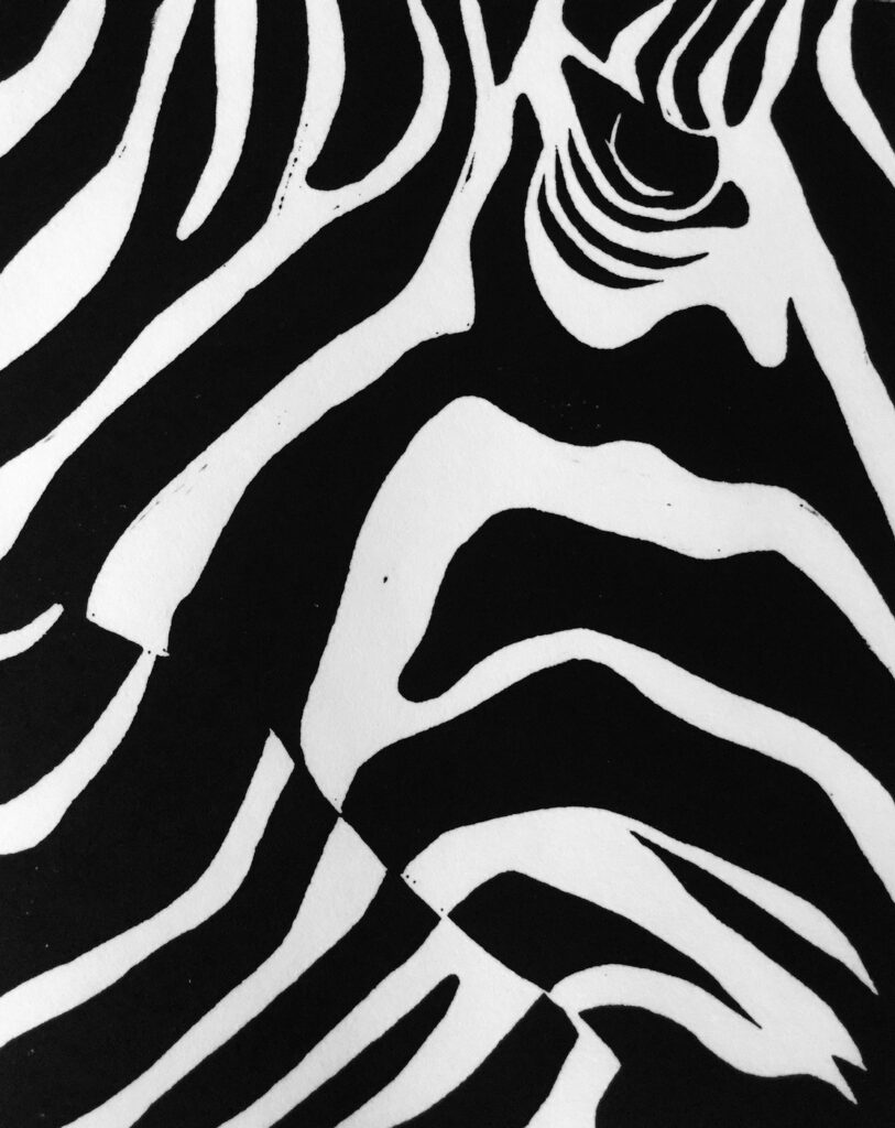 Marcia Rackstraw: Zebra Study