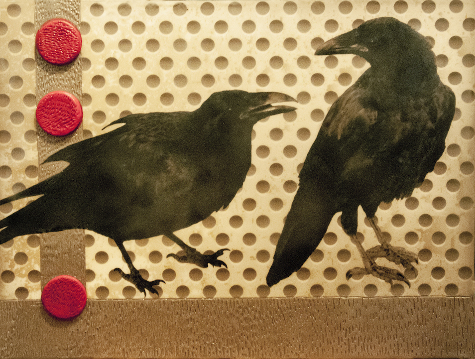 Andrea Sharon: Ravens and Red Dots III