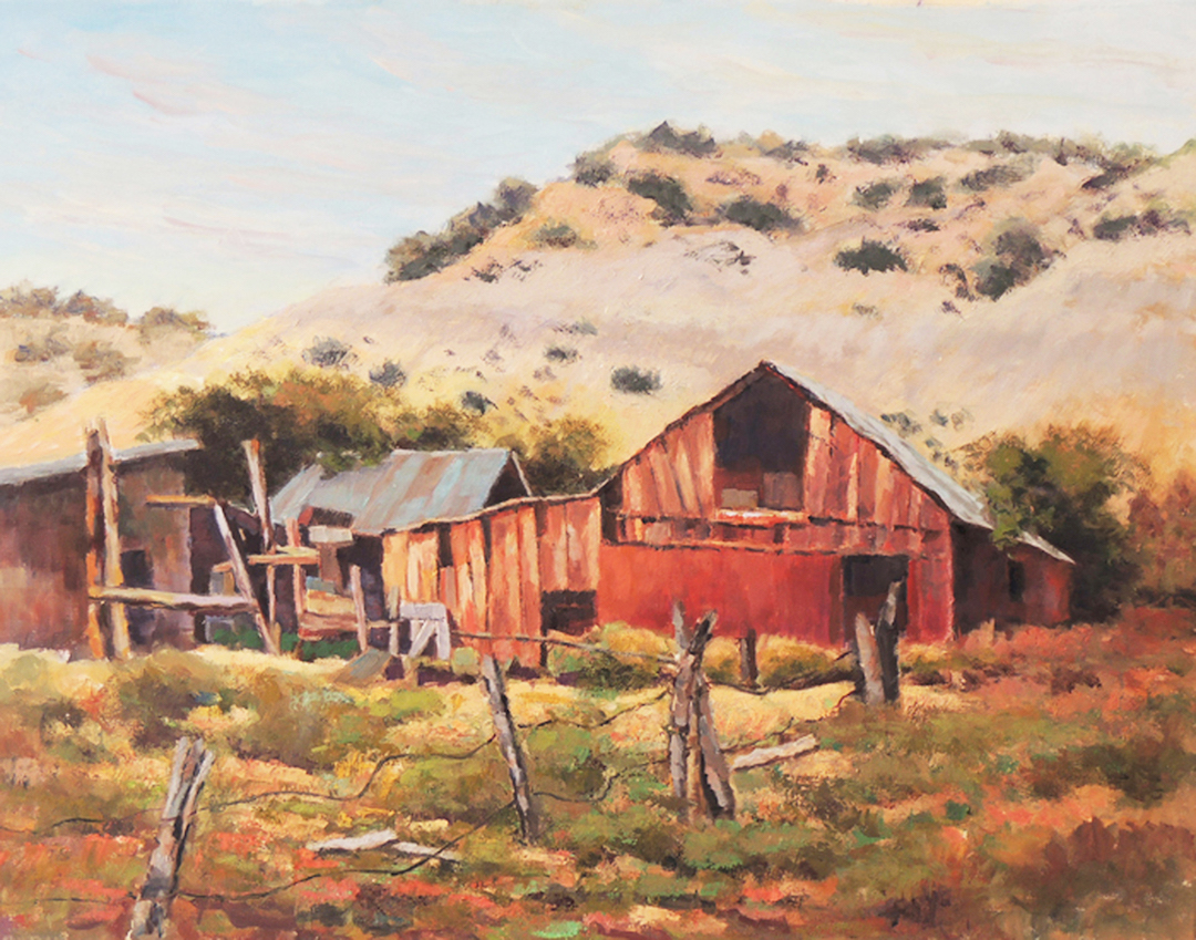 Lyle H. Brown: Weathered Red Barn