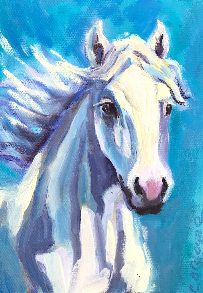 Carol Ordogne: White Mare