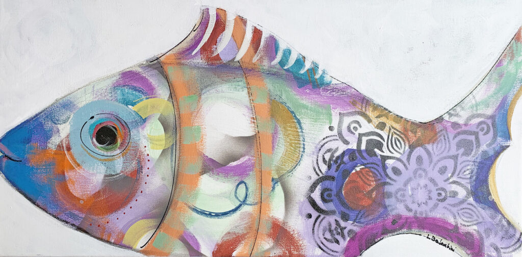 Laura Balombini: Carribean Fish I