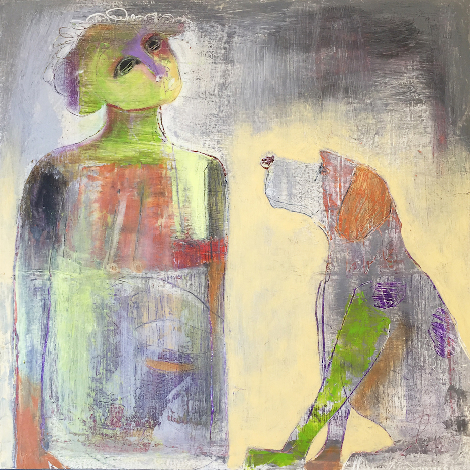 Laura Balombini: Dog and Friend