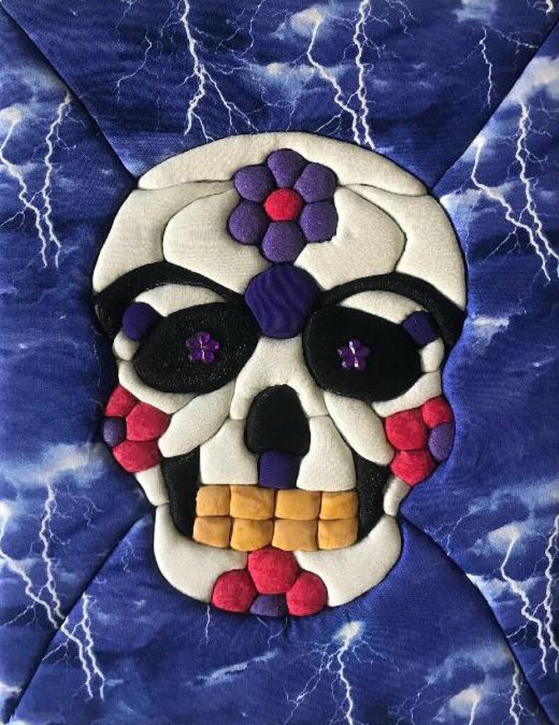 Gwen T. Samuels: Purple Calavera