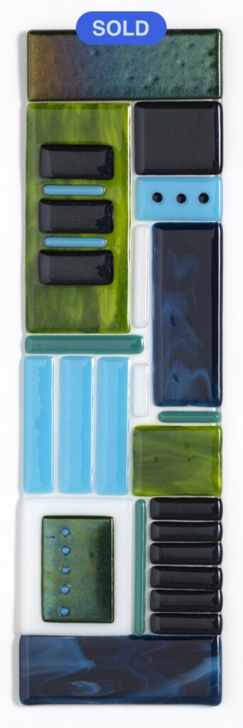 SOLD - Carol Lutz: Blue/Green Mix #2