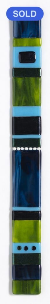 SOLD - Carol Lutz: Blue/Green Mix #3