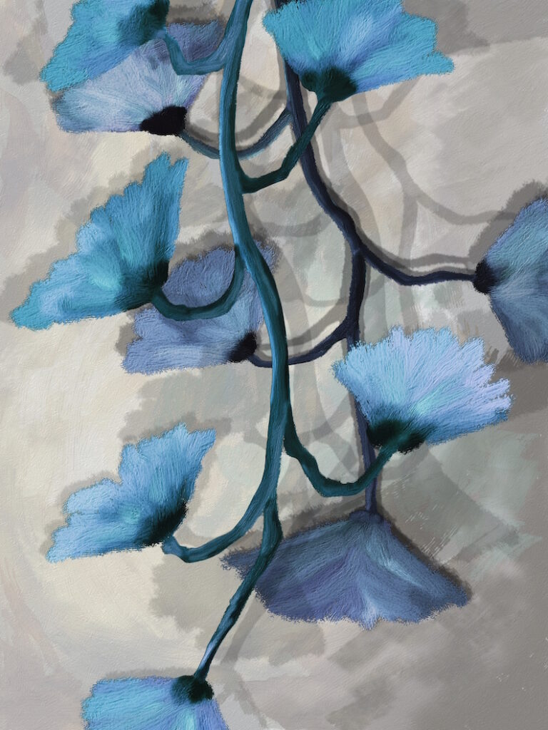 David Henderson: Blue Flower