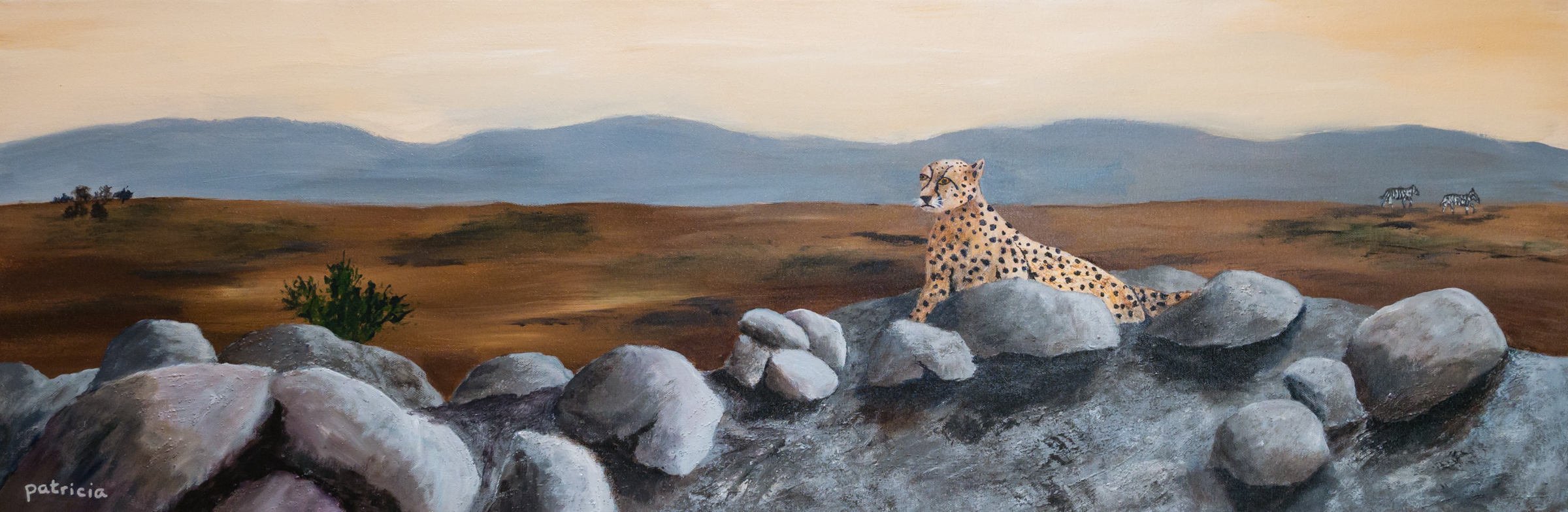 Patricia Gould: Cheetah at Dawn