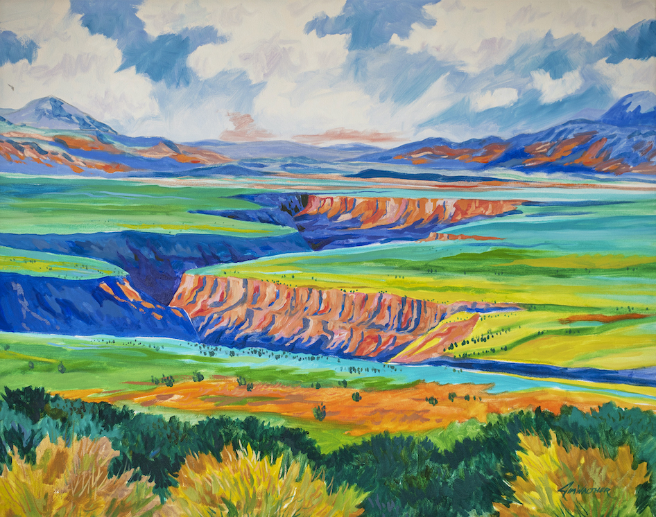 Jim Walther: Springtime on Taos Gorge