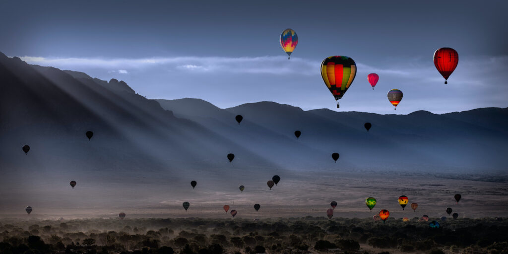 Dennis Chamberlain: Balloon Fiesta Morning II