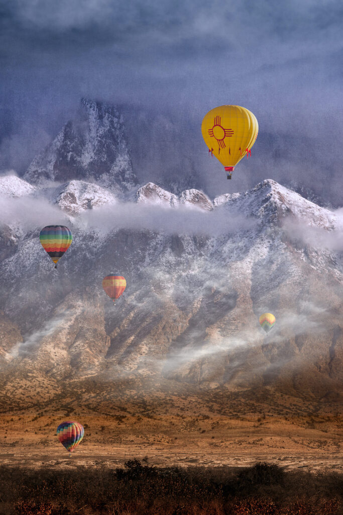 Dennis Chamberlain: Misty Morning Balloon Ride