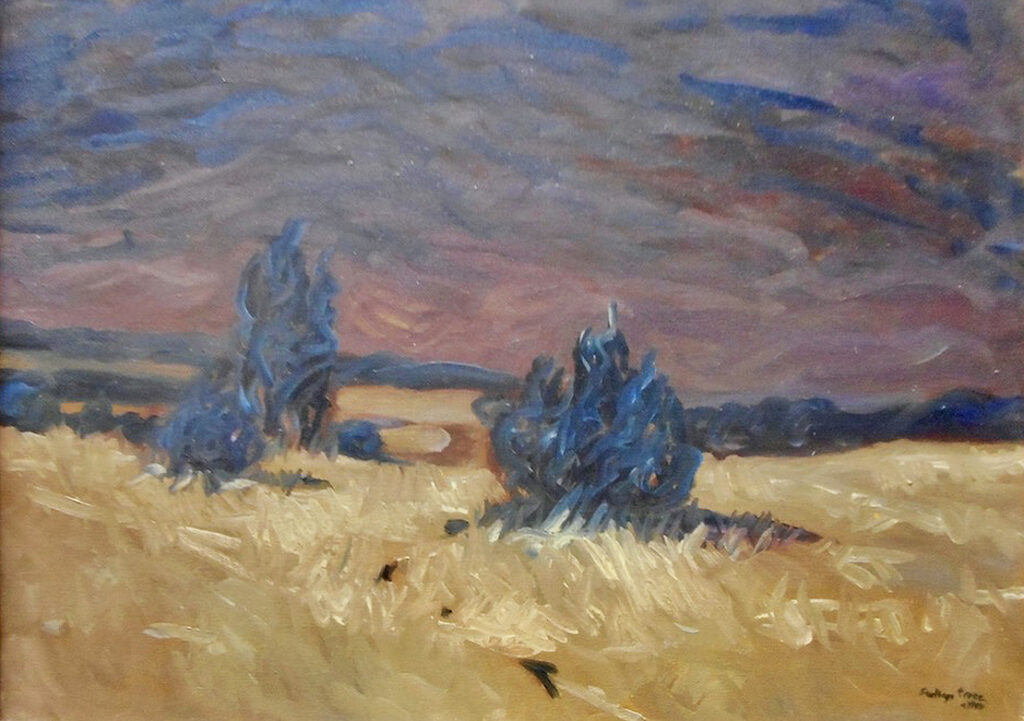 Santiago Perez: Purple Skies