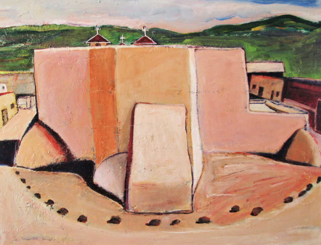 Reg Loving: Ranchos de Taos Church Looking East