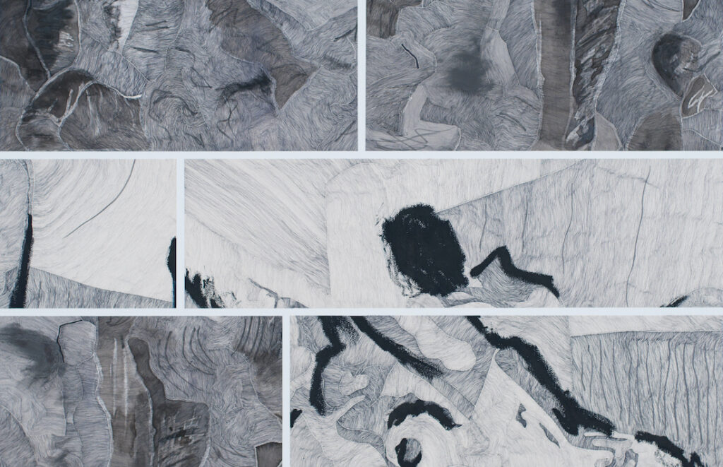 Matthew Bollinger: Figure Diagram Painting