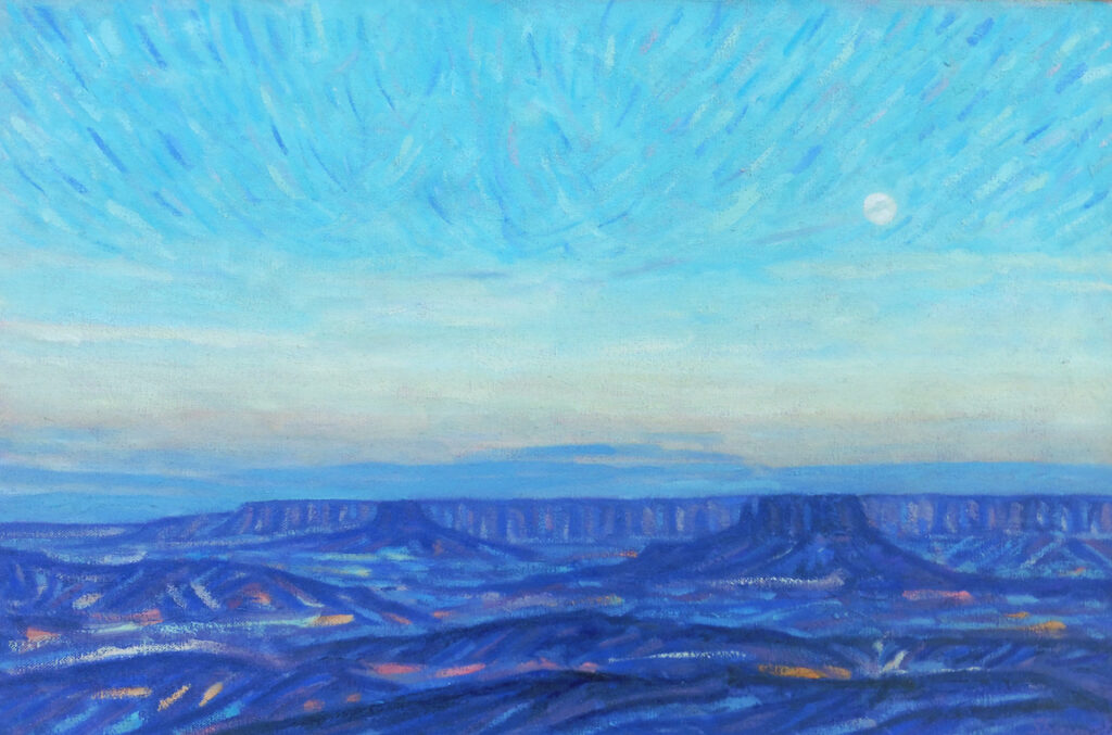 Marc Sherson: Moonset at Dawn