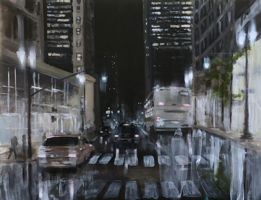 George H Hayes III: NY Street Night