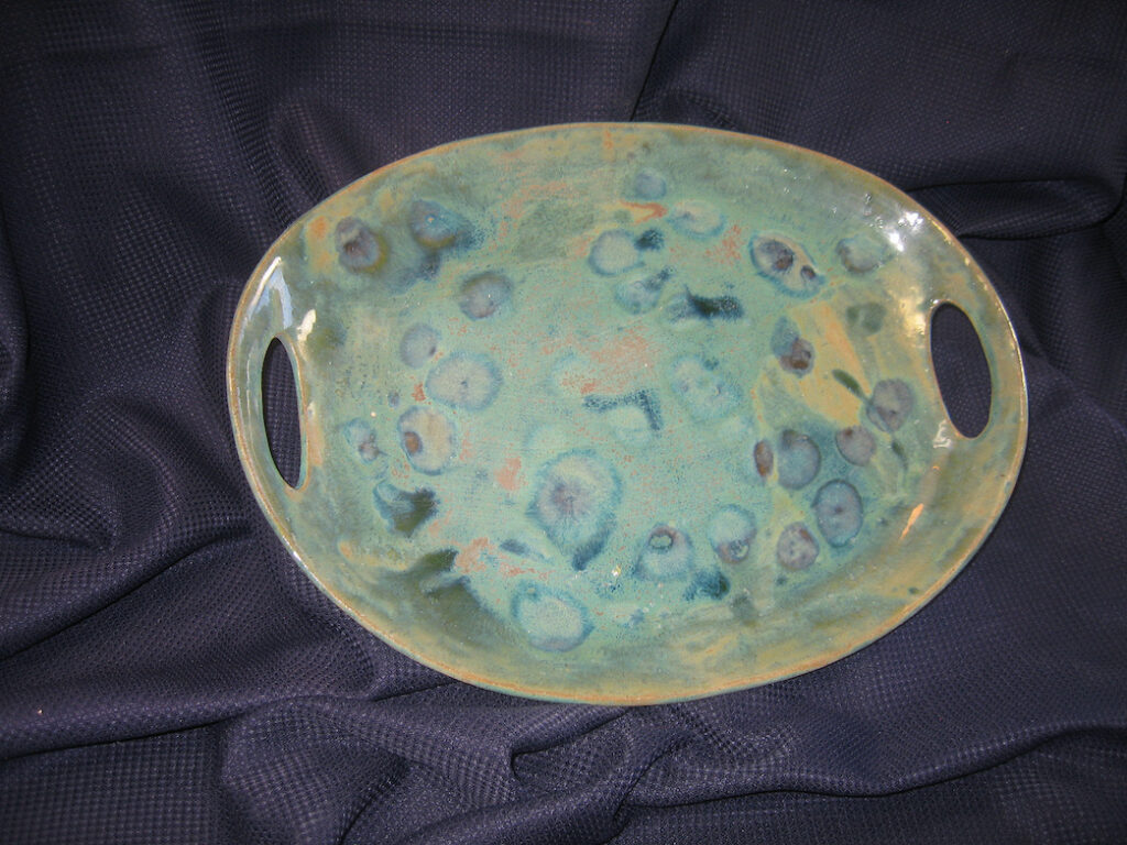 Rick Snow: Blue Green Platter