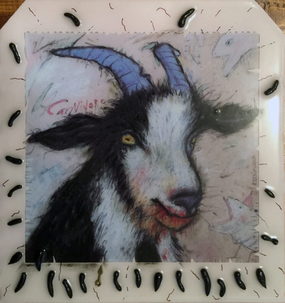Lesley Long: Blue Horns, the Goat