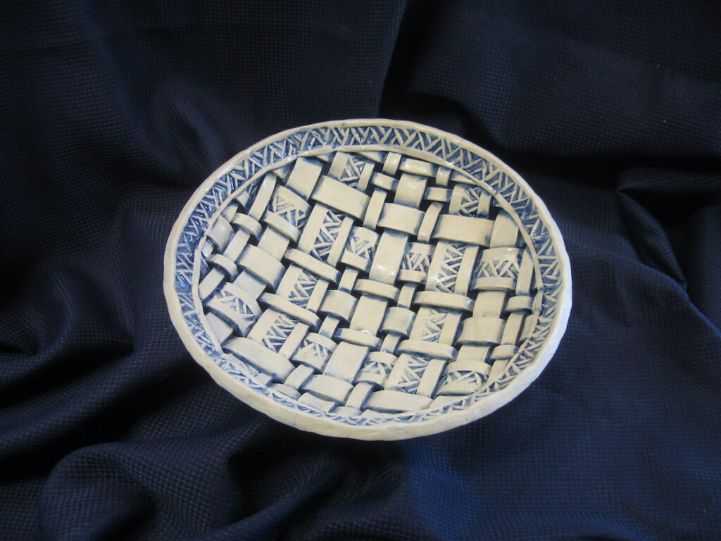 Rick Snow: Blue &amp; White Collander