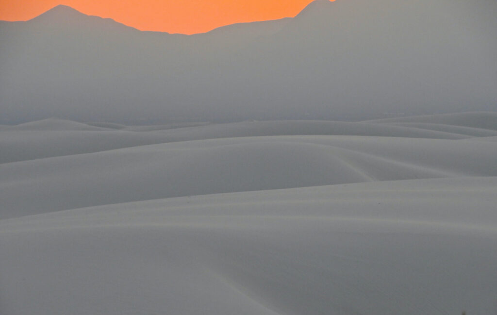 David D. Sorensen: White Sands-Orange Sky