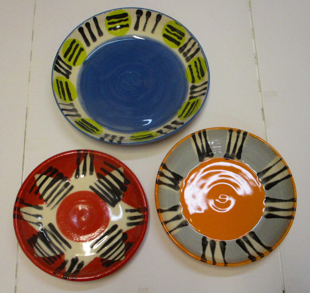 Marlies Diels: Blue, Red and Orange