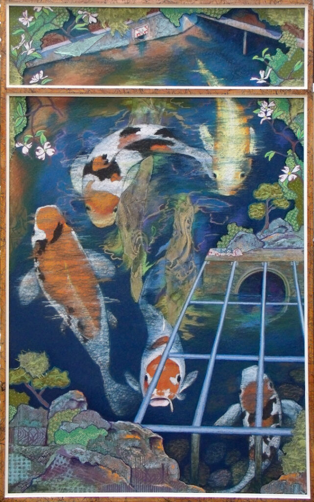 Donna L. Aldrich: Koi in Cascade
