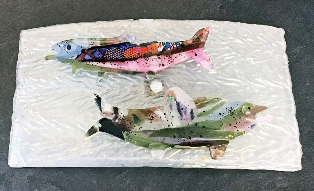 Linda Boyes: Rainbow Trout on Water