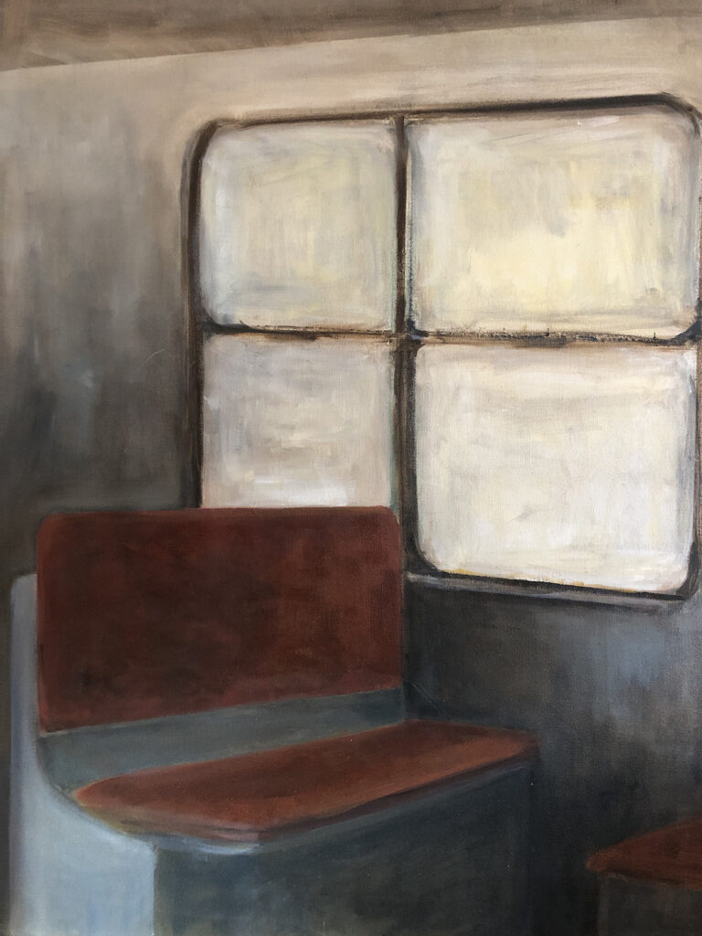 Alexandra Dell&#039;Amore: Subway Car with Four Windows