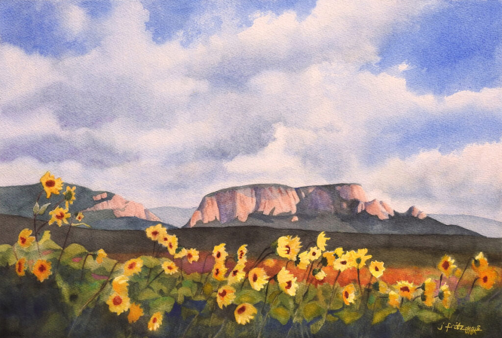 Jane Fritz: Windy Day at Hermit&#039;s Peak