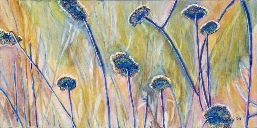 Dana Millen: Fallen Sunflowers in Autumn Bosque