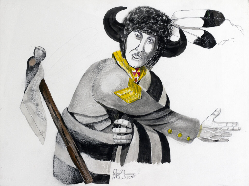 Carol Eason: Horns and Tomahawk