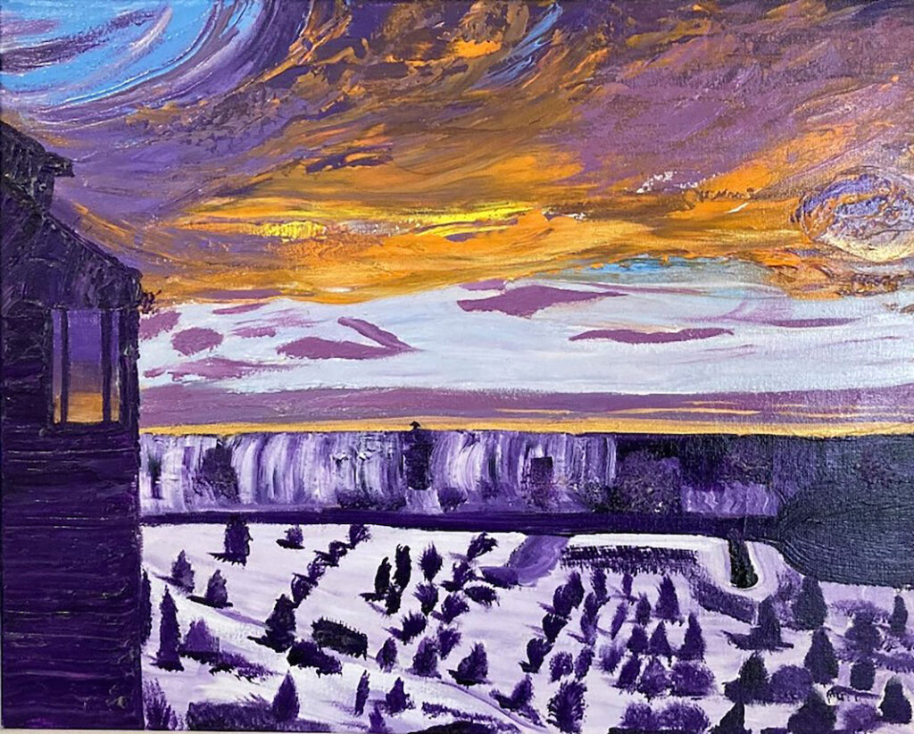 atherine Soskin: Winter Reflection on the Gorge, NM