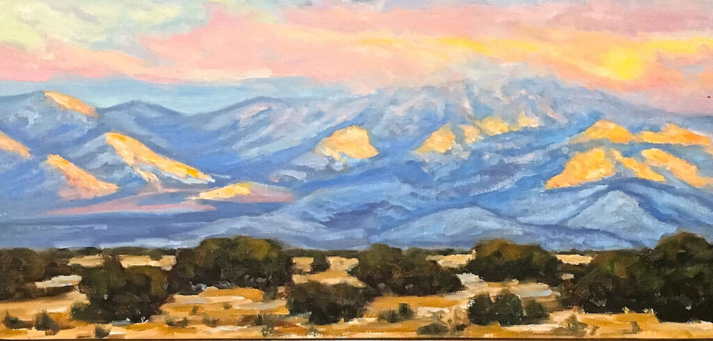 Christopher Miller: Ortiz Mountains Sundown